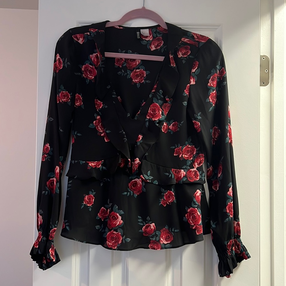 H&M floral blouse